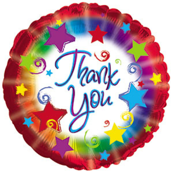 Thank you - 9 inch air filled balloon