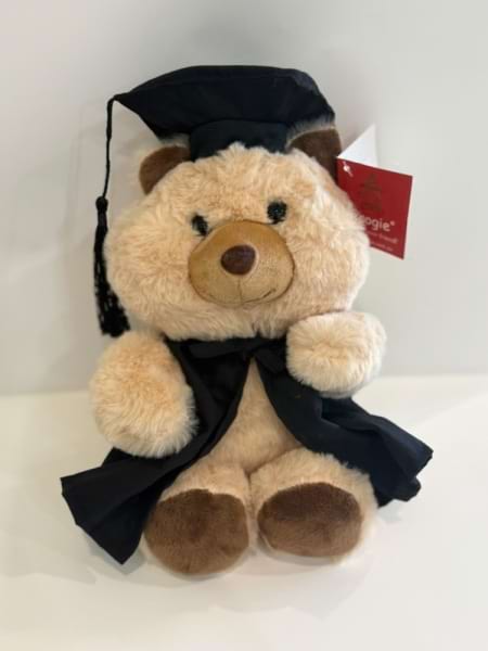 Small Graduation bear with cloak & hat 