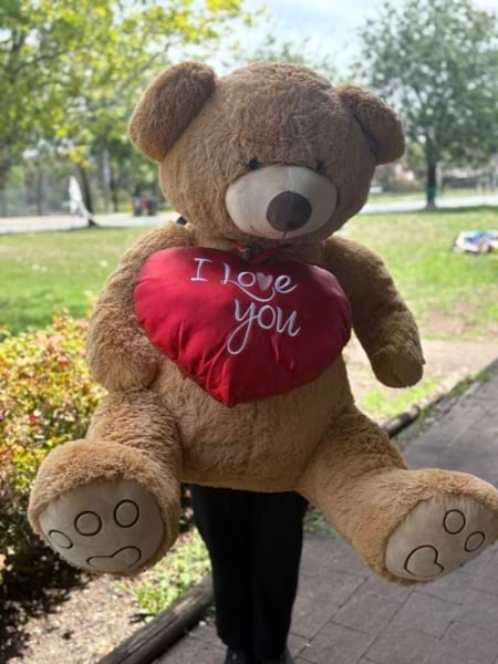 Extra Large I love you Brown Bear 