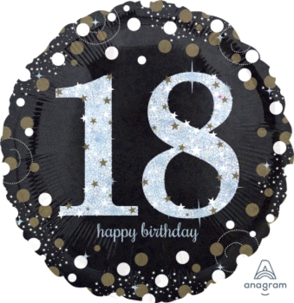 18th - 18inch helium filled balloon