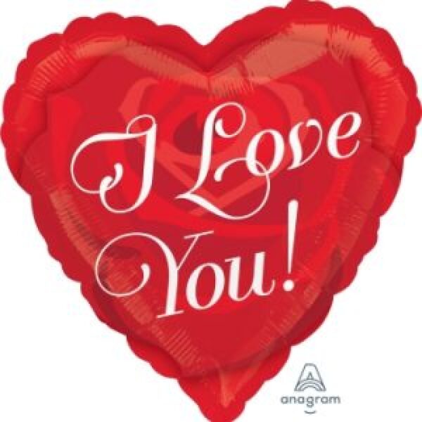 I Love You - 18inch Helium filled Balloon