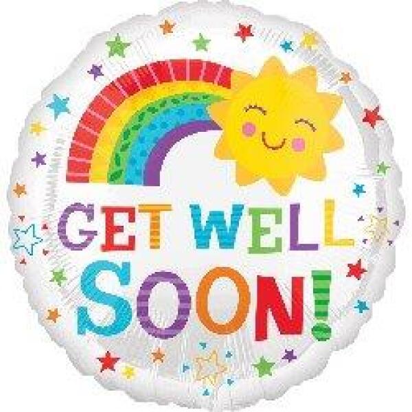 Get Well Soon - 18inch Helium filled Balloon