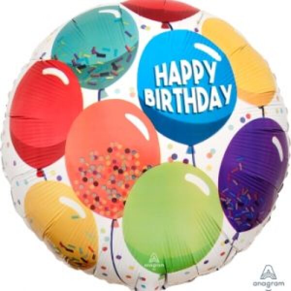 Happy Birthday - 9 inch air filled balloon
