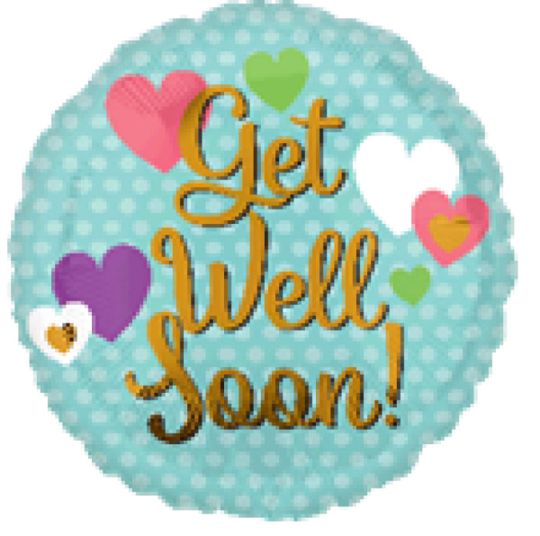 Get Well Soon - 9 inch air filled balloon