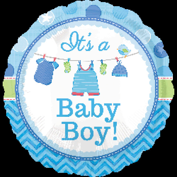 It's a Baby Boy - 18inch Helium filled Balloon